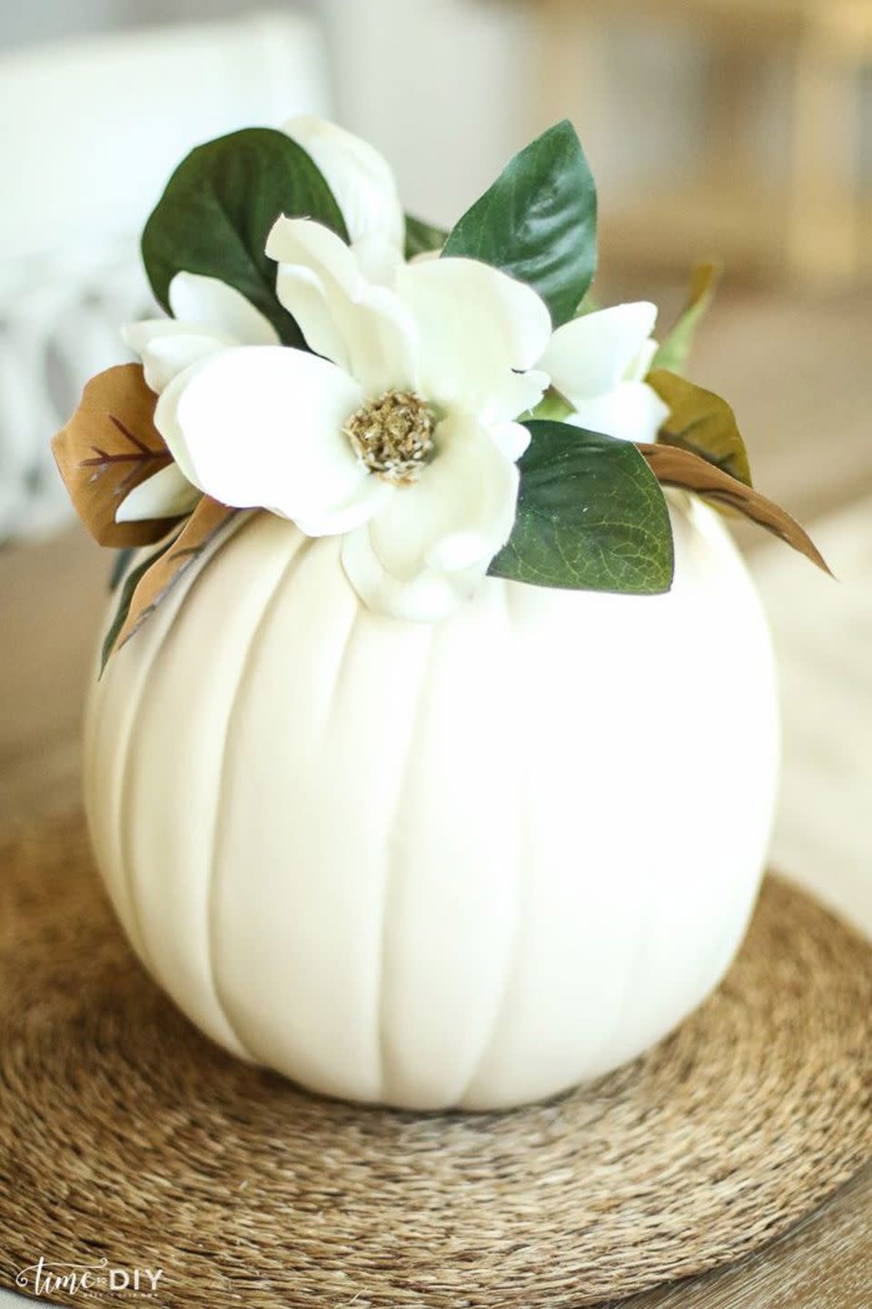 DIY Magnolia Pumpkin