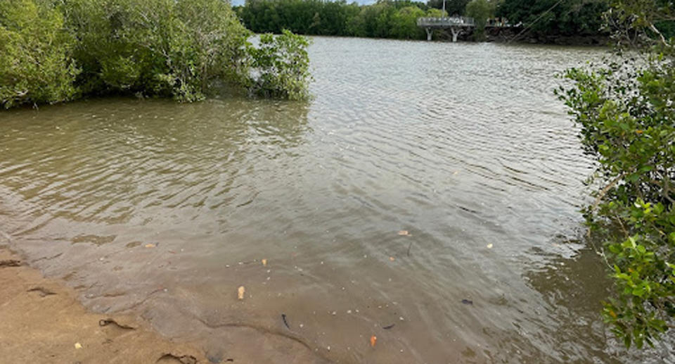 Rapid Creek Barrage in Darwin. 