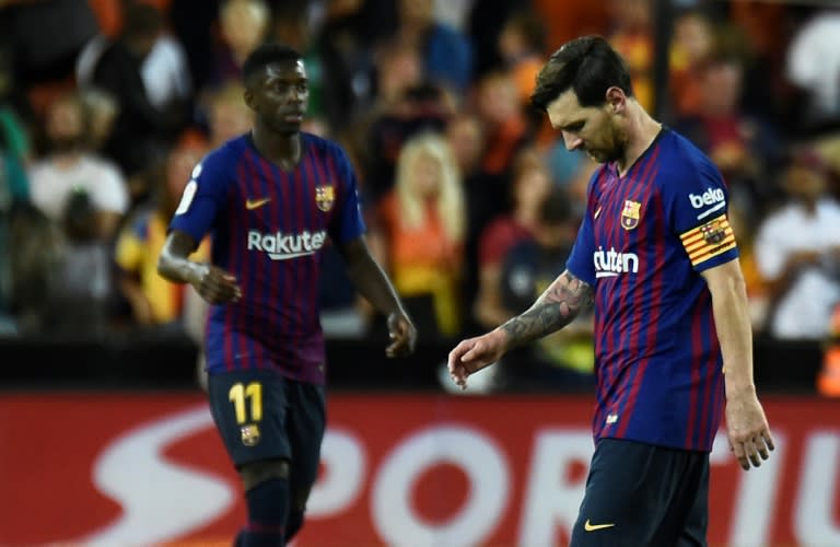 Barcelona are winless in four La Liga matches