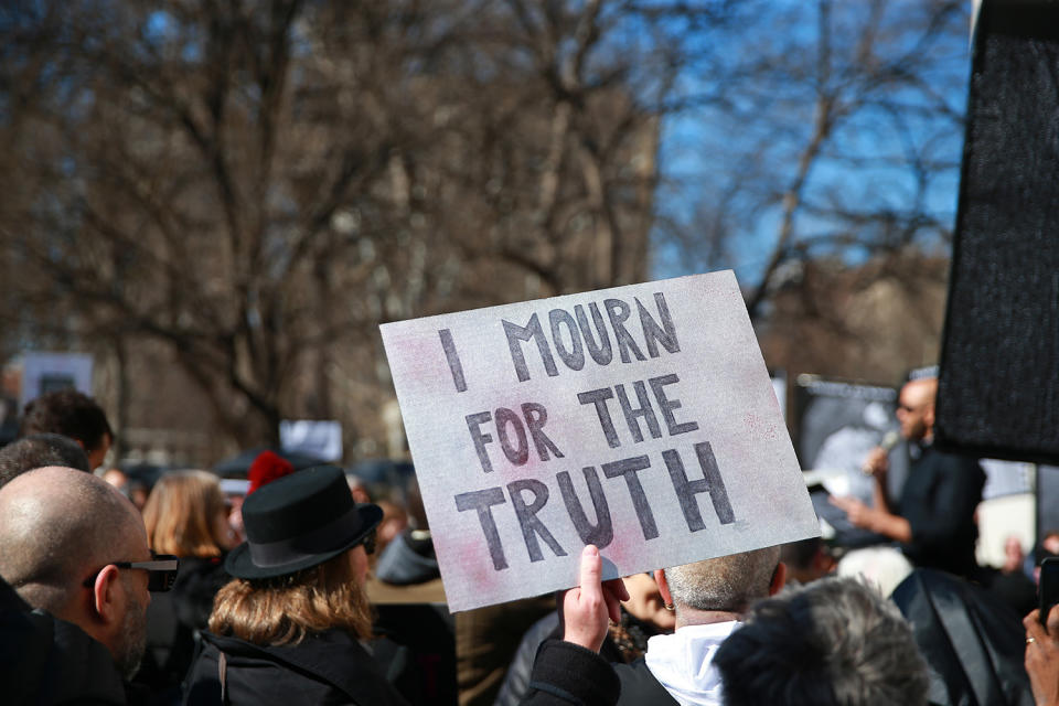 Mourning the Presidency: A Mock Funeral for Presidents’ Day