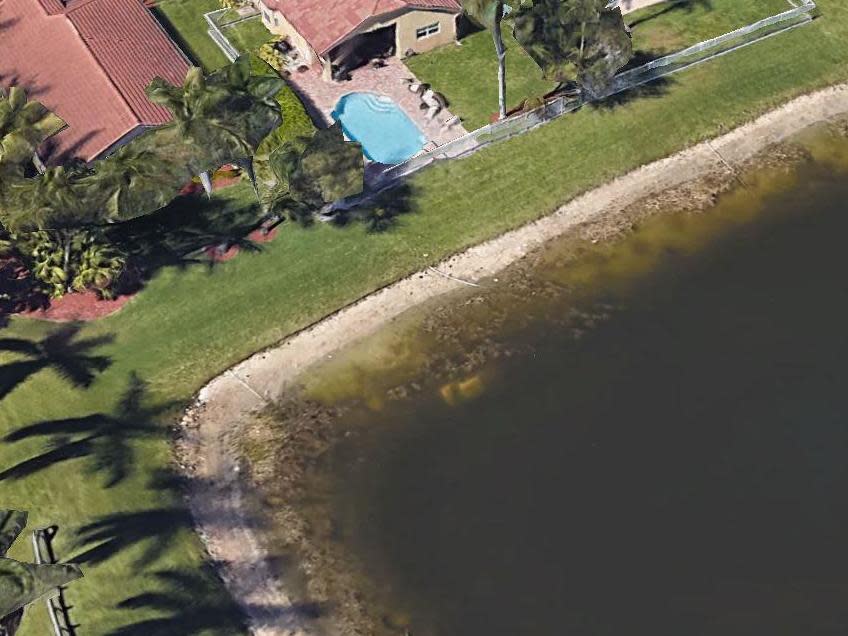 The submerged car had been visible on Google Earth satellite images since 2007: Google Earth