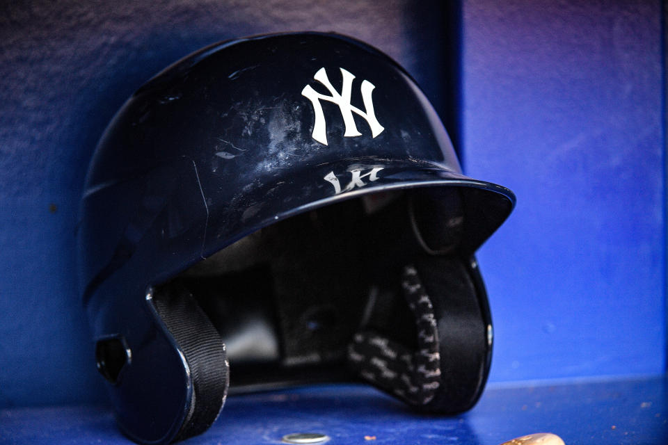 A Yankees minor leaguer is the first MLB player to test positive for COVID-19. (Photo by Mark Brown/Getty Images)