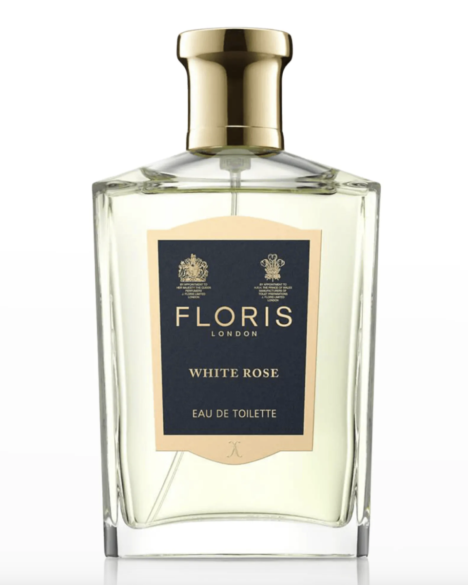 <p><a href="https://go.redirectingat.com?id=74968X1596630&url=https%3A%2F%2Fwww.neimanmarcus.com%2Fp%2Ffloris-london-white-rose-eau-de-toilette-3-4-oz-prod246830038&sref=https%3A%2F%2Fwww.townandcountrymag.com%2Fsociety%2Ftradition%2Fg36533926%2Froyal-family-beauty-products%2F" rel="nofollow noopener" target="_blank" data-ylk="slk:Shop Now;elm:context_link;itc:0;sec:content-canvas" class="link ">Shop Now</a></p><p>Floris London White Rose </p><p>$135.00</p>