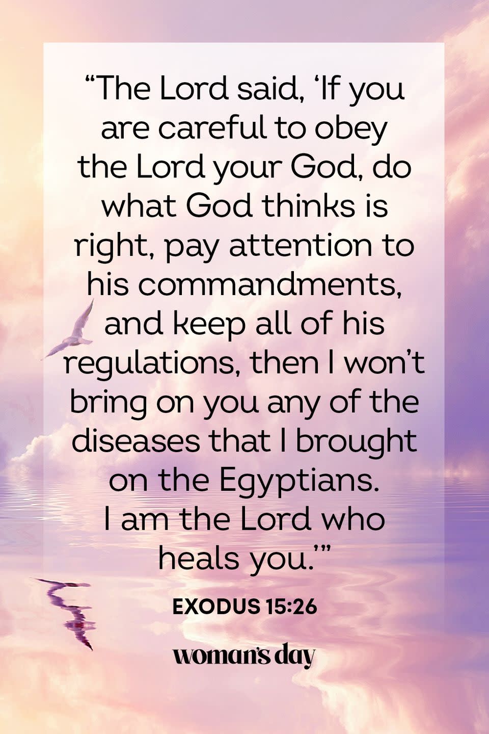 healing scriptures exodus 15 26