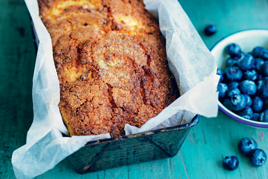 Lime, Polenta and Ricotta Cake