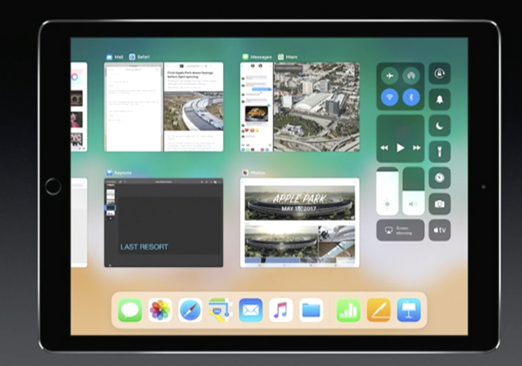 The iPad now offers a “Mission Control,” showing what’s going on in all your apps.