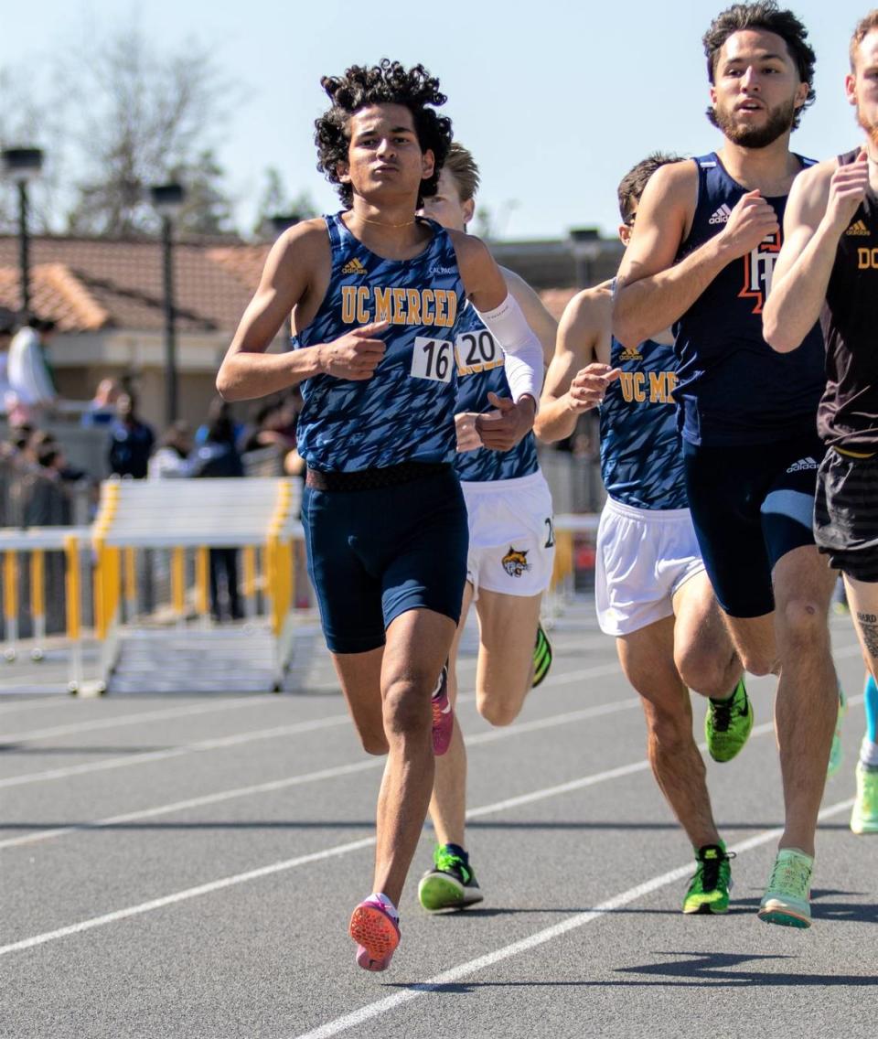 UC Merced freshman Sharvin Manjrekar will compete at the NAIA Men’s Outdoor Track & Field Championship in Indiana May 24-26.