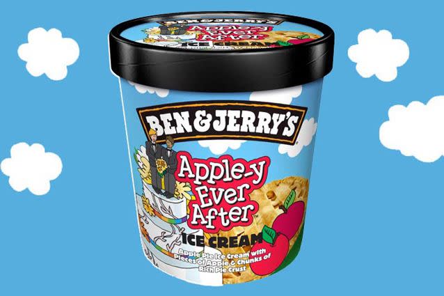 Appily Ever After: The company releases a rebranded flavour with two grooms on the packet. Source: Supplied