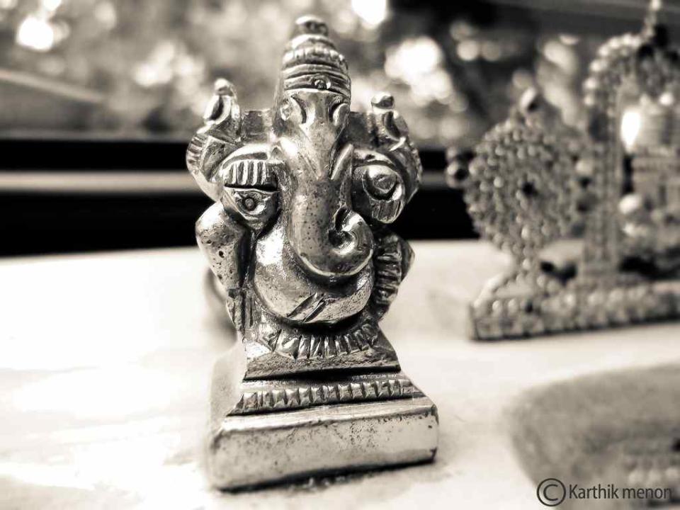 Ganapati Bappa Moriya <br>by <a href="http://www.flickr.com/photos/nature2098/" rel="nofollow noopener" target="_blank" data-ylk="slk:Karthik Menon Photography;elm:context_link;itc:0;sec:content-canvas" class="link ">Karthik Menon Photography</a>