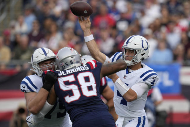 Pats get 9 sacks in dominant 26-3 victory over Colts - The San Diego  Union-Tribune