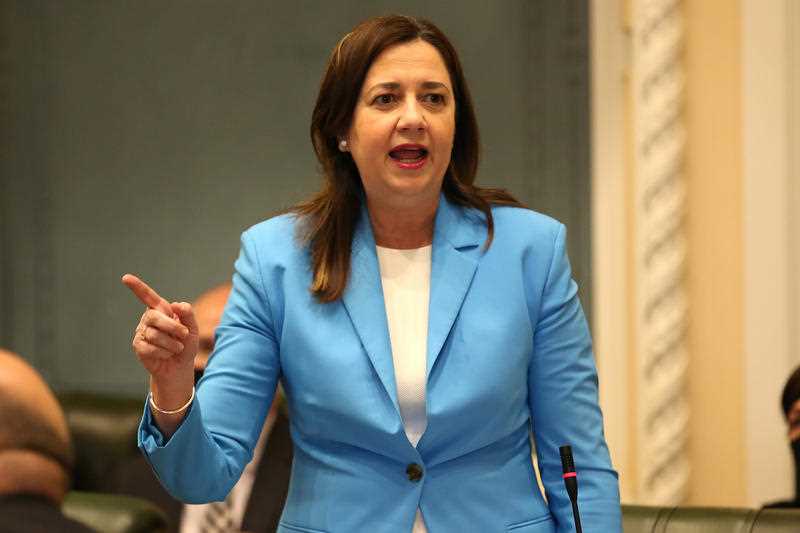 Queensland Premier Annastacia Palaszczuk is pictured.