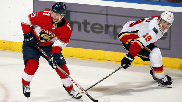 Flames' Huberdeau, Weegar eager for Florida return vs. Tkachuk's Panthers