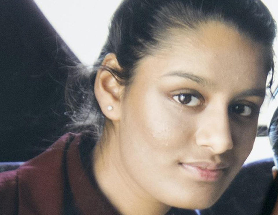 Undated file photo of Islamic State bride Shamima Begum who said she regrets speaking to the media and wishes she had found a different way to contact her family.