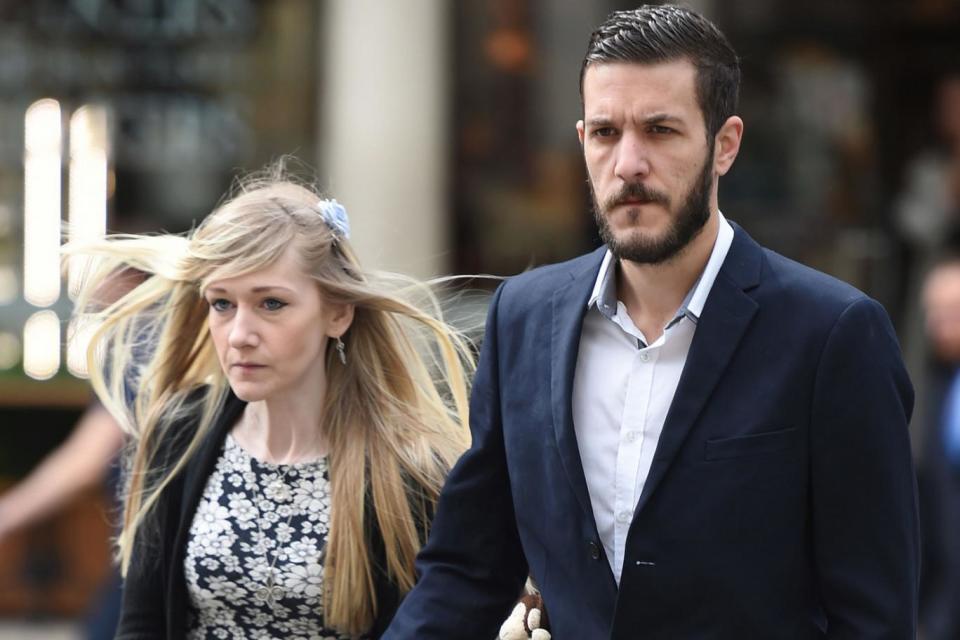 Charlie Gard's parents Chris Gard and Connie Yates (Lauren Hurley/PA )