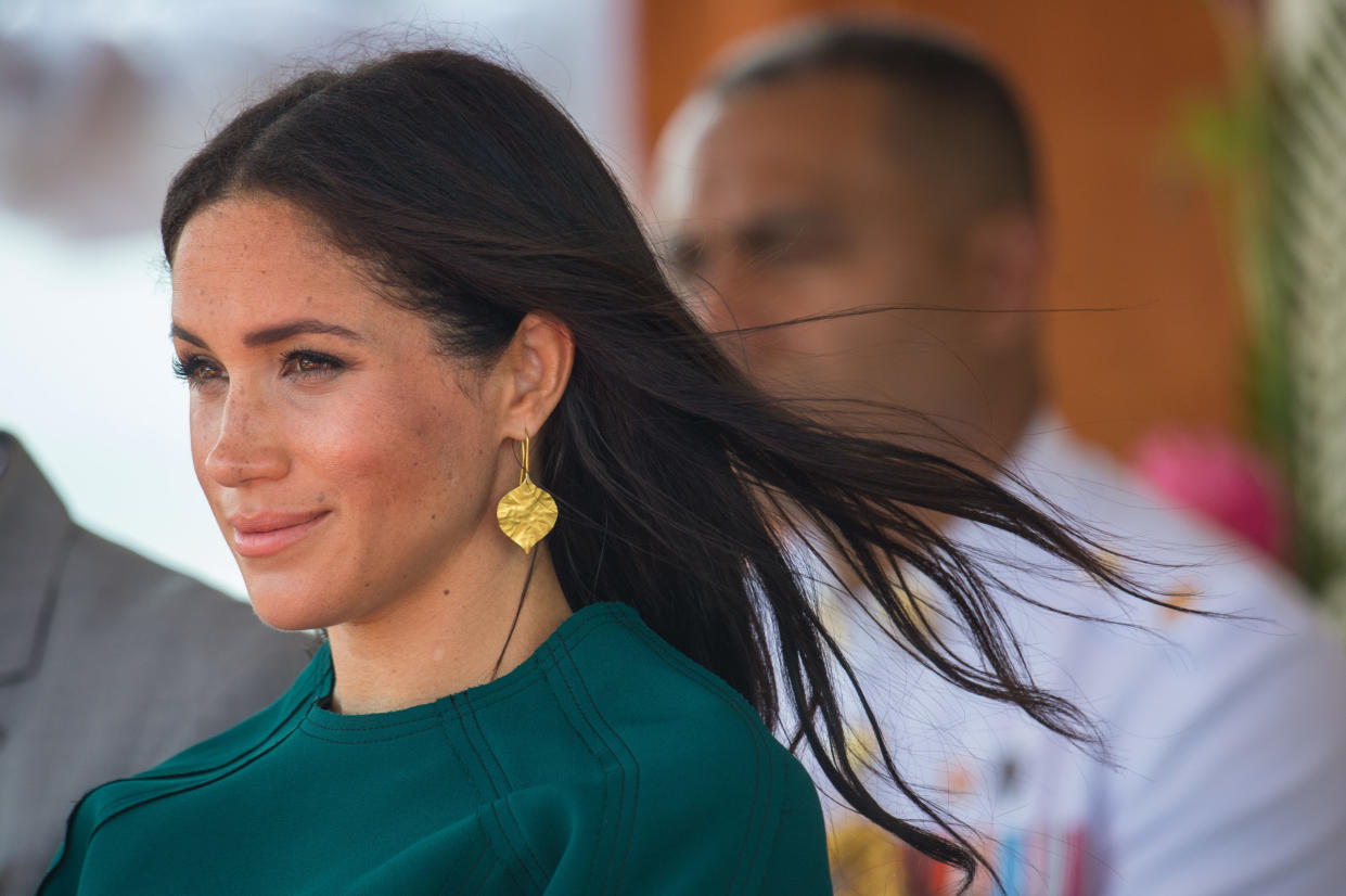 The Duchess of Sussex (pictured during the royal tour of Fiji in October 2018) is losing a second aide [Photo: PA]