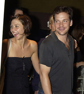 Maggie Gyllenhaal and Peter Sarsgaard at the New York premiere of Fine Line's American Splendor