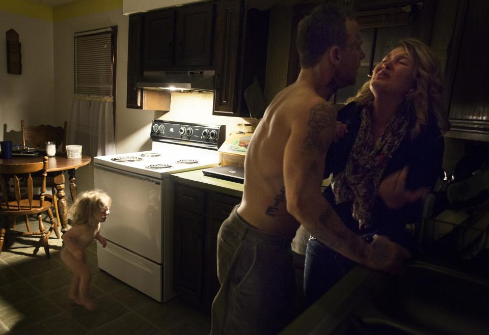 Sara Naomi Lewkowicz, a U.S. photographer working for Time won the 1st Prize Contemporary Issues Stories category of the 2014 World Press Photo contest with her series of pictures which includes this one of domestic violence in Lancaster, United States, taken November 17, 2012. REUTERS/Sara Naomi Lewkowicz/World Press Photo Handout via Reuters