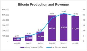 Bitcoin Production and Revenue