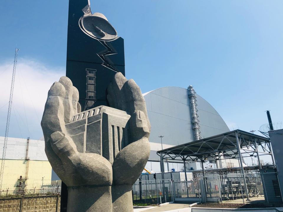 Danger zone? The ‘new safe confinement’ over the reactor at Chernobyl (Simon Calder)