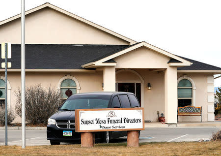 The Sunset Mesa Funeral Directors and Donor Services building in Montrose, Colorado, U.S., December 16, 2017. REUTERS/Rick Wilking