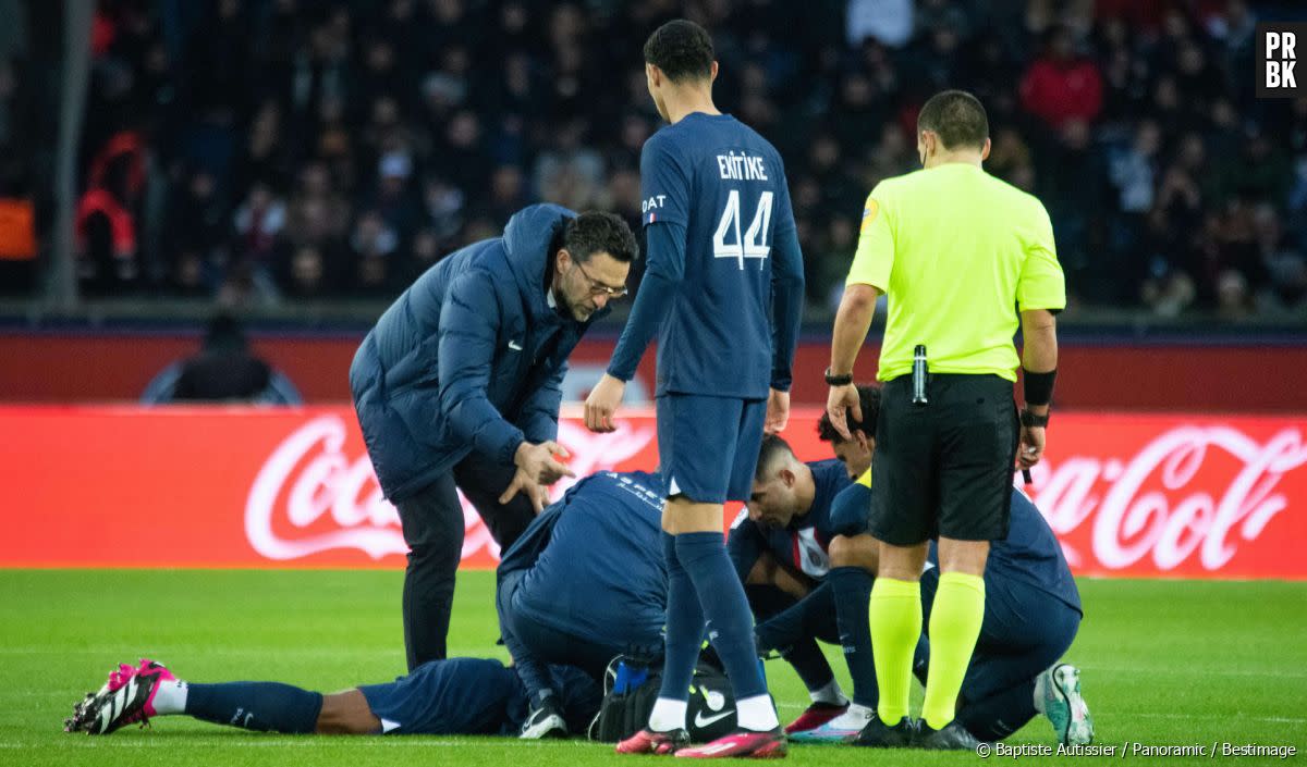 Saoulé d'être toujours blessé, ce joueur du PSG aurait contacté... un marabout - Baptiste Autissier / Panoramic / Bestimage