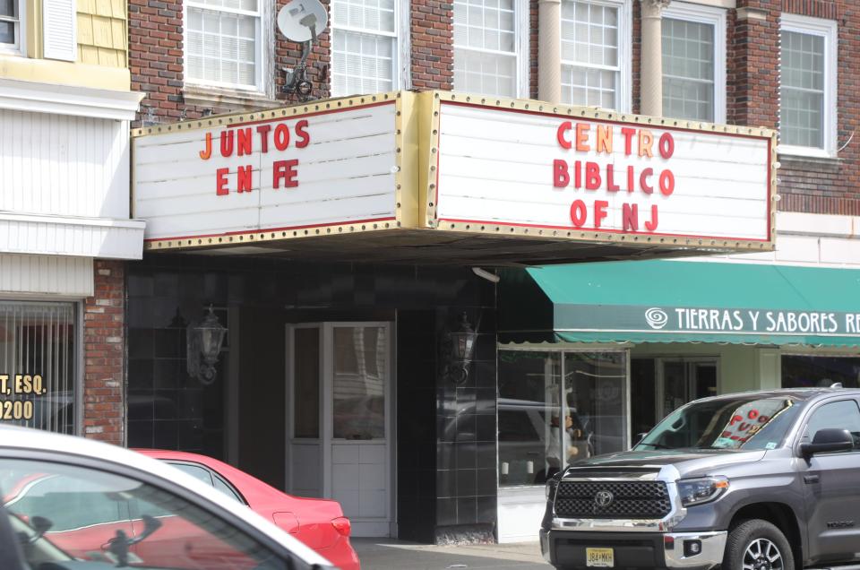 The Baker Theater. It is part of a look at the history of Dover, NJ and the town's current status as a redeveloping rail hub celebrating the town's 300th anniversary this year.