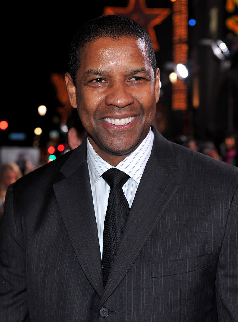 The Book of Eli LA premiere 2010 Denzel Washington