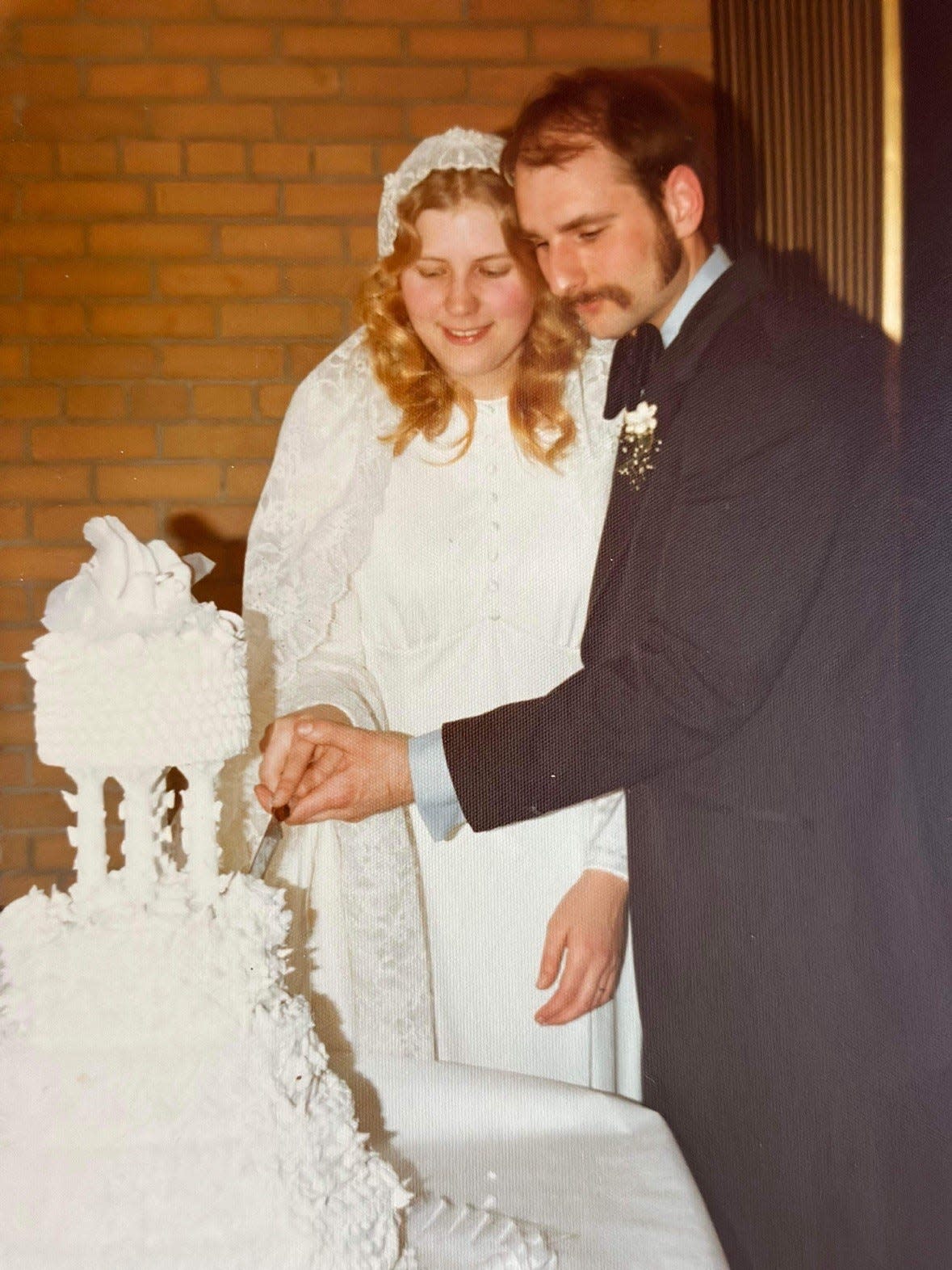 The couple in 1974.