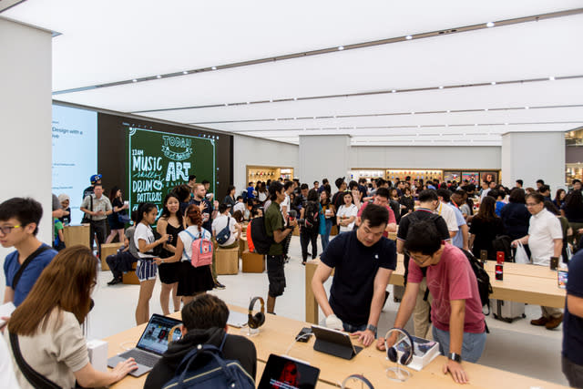 Like its other retail spots, the new Store lets customers learn more about devices and get hands-on experiences. — Picture courtesy of Apple