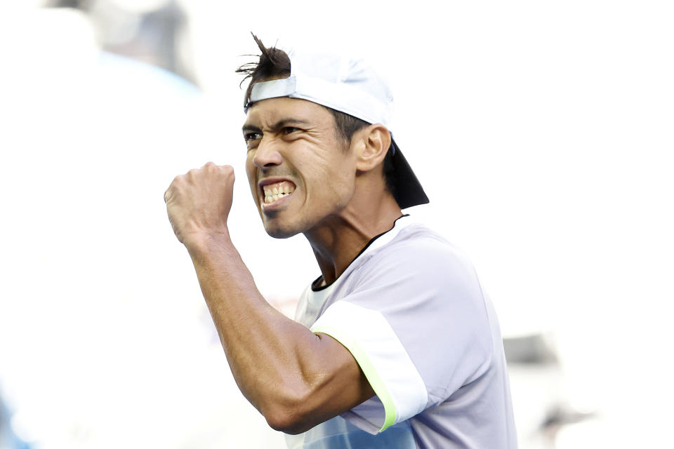 Jason Kubler, pictured here after beating Sebastian Baez at the Australian Open.