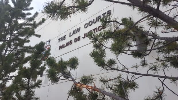 The Yukon courthouse in Whitehorse. Lynzee Silverfox, 23, will have only one day to serve after deducting credit for the time  she's already spent in jail since her arrest in March 2018.  (Paul Tukker/CBC - image credit)