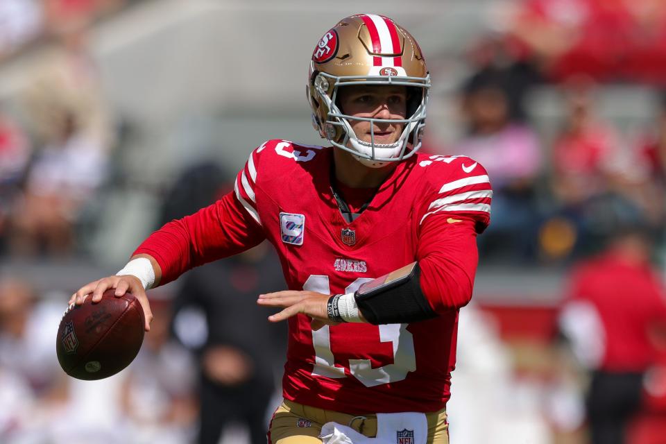 Will Brock Purdy and the San Francisco 49ers beat the Dallas Cowboys? NFL Week 5 picks and predictions weigh in on the Sunday Night Football game.