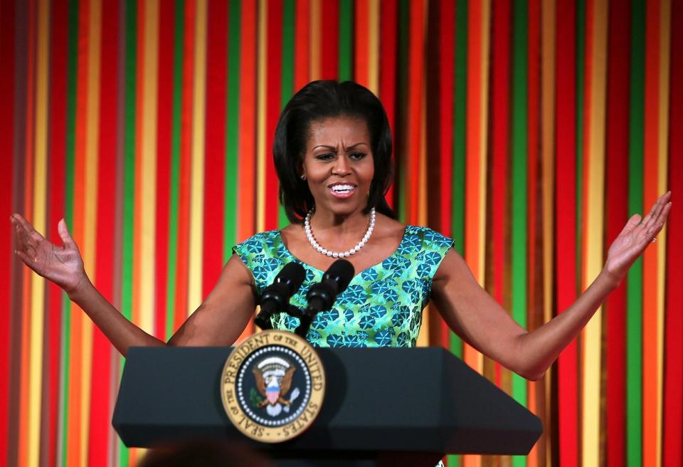 Speaking at a White House luncheon in 2012