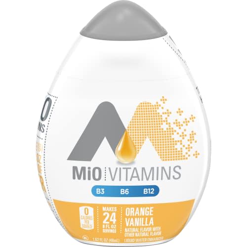 Mio Vitamins Liquid Water Enhancer, Orange Vanilla, 1.62 OZ 4-Pack