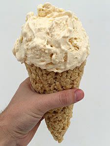 Rice Krispies Treat Cone