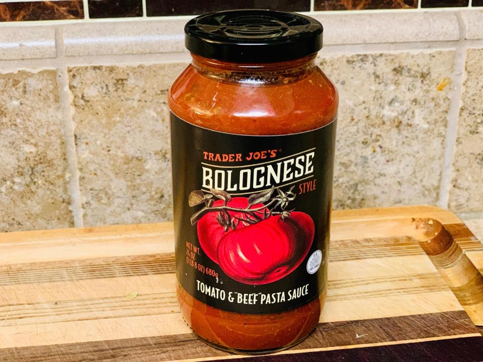 Trader Joe's bolognese sauce