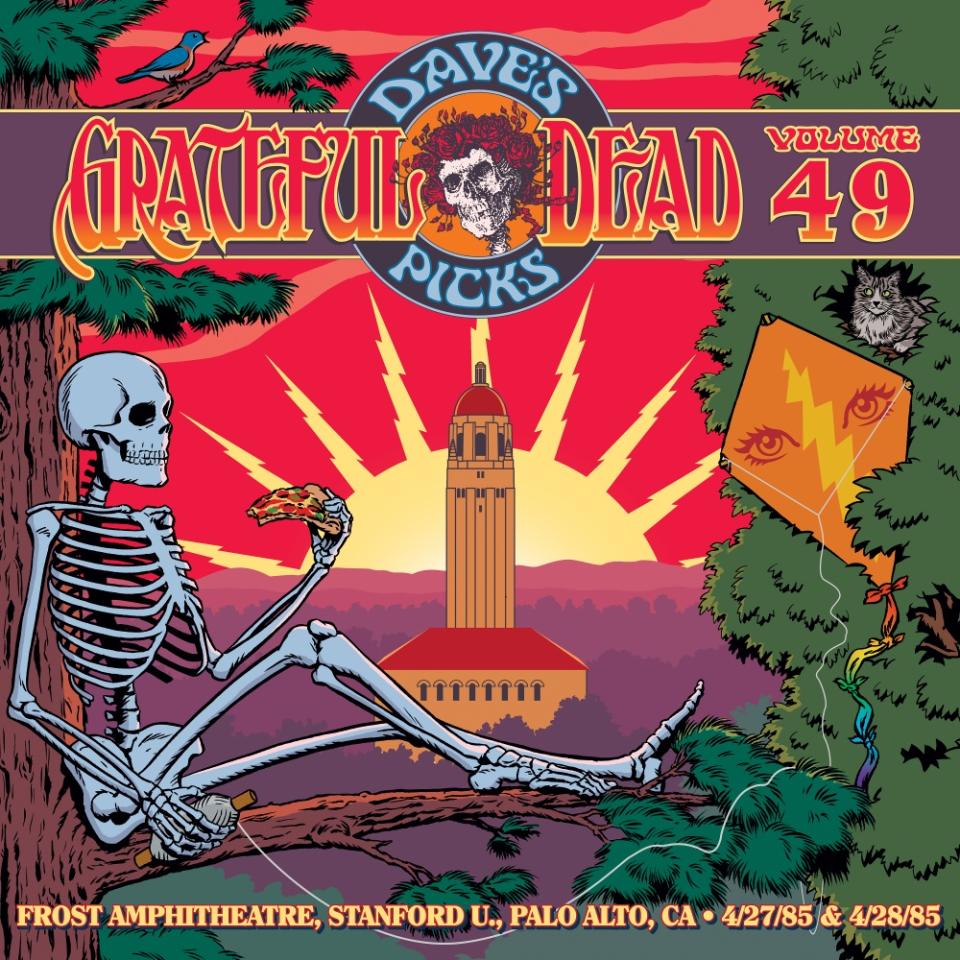 Grateful Dead break record for most albums on the Billboard Top 40 in history Dave's Picks Vol 49 Billboard 200 Frank Sinatra Elvis Presley artwork