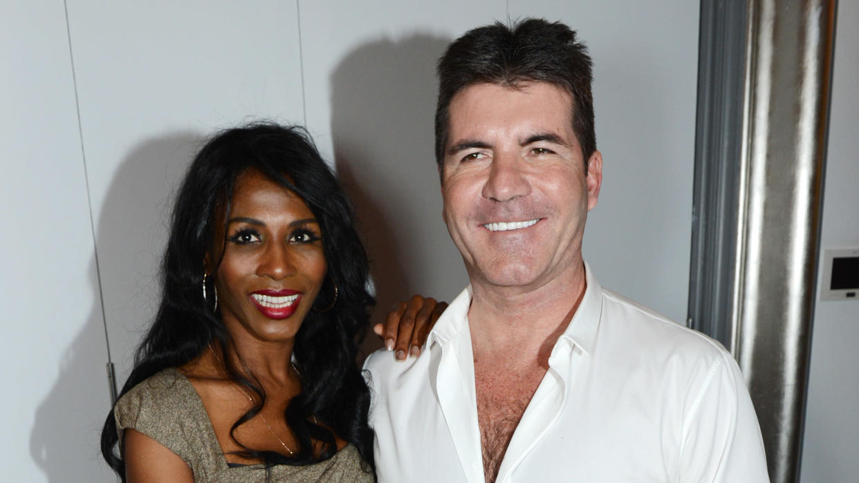 Sinitta and Simon Cowell have remained friends since they dated in the 1980s. (Getty)