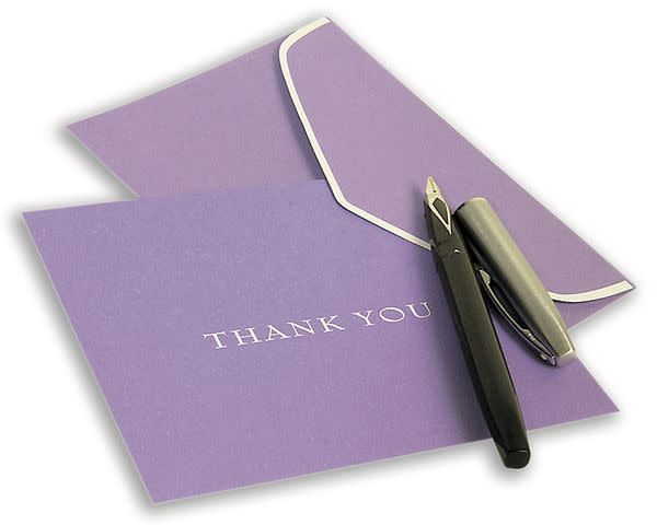 Telegram Letter Set Lavender Envelope