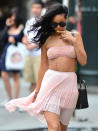 <div class="caption-credit"> Photo by: JAMES DEVANEY/WIREIMAGE</div><div class="caption-title">Rihanna</div>Although we might have suggested wearing a few more layers to the uninhibited pop star, we still love that the few items she does have on are a perfect shade of soft pink. <br> <br> <b>Read More: <br></b> <ul> <li> <a rel="nofollow noopener" href="http://www.realbeauty.com/products/flattering-fashion?link=emb&dom=yah_life&src=syn&con=blog_bea&mag=bea" target="_blank" data-ylk="slk:500+ Flattering Fashion Finds for Thrifty Shoppers;elm:context_link;itc:0;sec:content-canvas" class="link "><b>500+ Flattering Fashion Finds for Thrifty Shoppers</b></a> </li> <li> <a rel="nofollow noopener" href="http://www.realbeauty.com/health/wellness/summer-2012-sundresses?link=emb&dom=yah_life&src=syn&con=blog_bea&mag=bea" target="_blank" data-ylk="slk:50 Blogger-Approved Stylish Sundresses;elm:context_link;itc:0;sec:content-canvas" class="link "><b>50 Blogger-Approved Stylish Sundresses</b></a> </li> </ul>