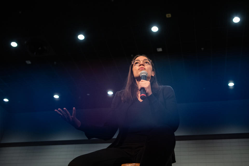 Rep. Alexandria Ocasio-Cortez, seen in 2020. (Salwan Georges/The Washington Post)