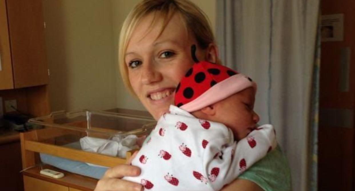 Kayleigh Avery has suffered postpartum psychosis twice. (SWNS)