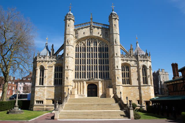 <p>Samir Hussein - Pool/WireImage</p> St George's Chapel