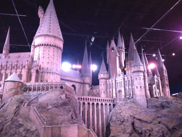 <b>Harry Potter Studio Tour</b><br><br> Ein großes Modell von Hogwarts für das Finale.