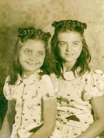 Courtesy Barbara Walters Barbara Walters and her sister Jacqueline as children