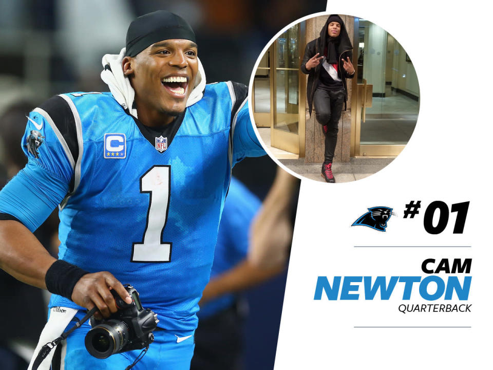 #01 Cam Newton— Quarterback