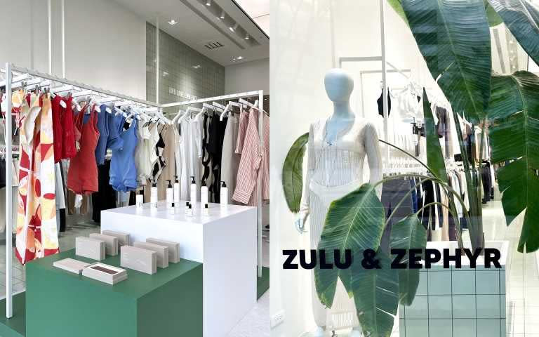 ASPORT x ZULU & ZEPHYR忠泰店快閃櫥窗。（圖／品牌提供）