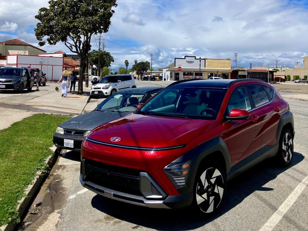 The 2024 Hyundai Kona Limited AWD parked in King City, California.