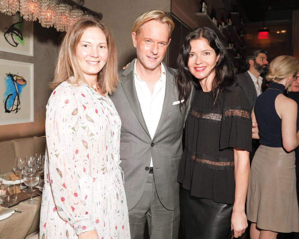 Joanna Della Valle, Daniel Benedict, and Jill Hennessy