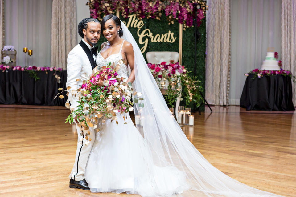 "Romie Beaujoin (now Grant) and Kamali Grant managed to merge her Haitian&nbsp;heritage and his Jamaican heritage into every single aspect of the wedding. With a 24-person wedding party, this wedding was part carnival, part kompa-fest and part rave." --&nbsp;<i>Nana Annan&nbsp;</i>